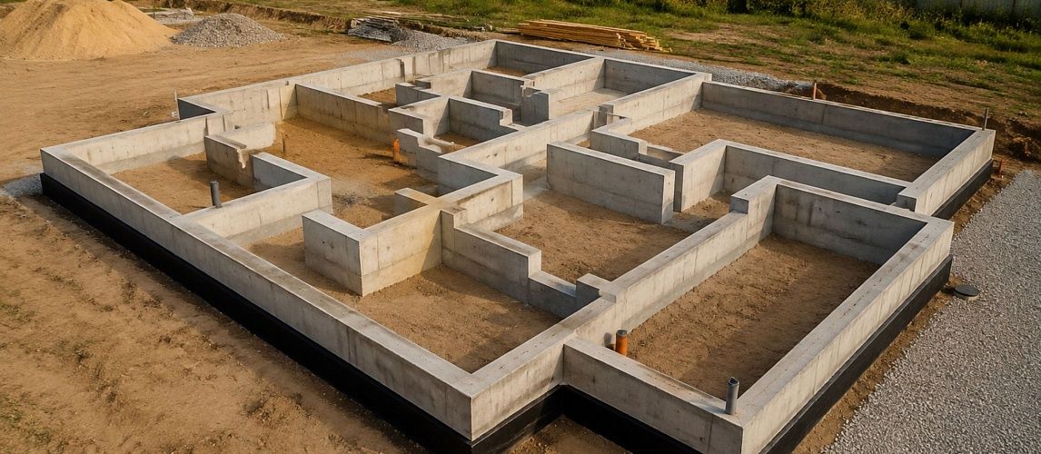 Особенности выбора фундамента для строительства загородного дома